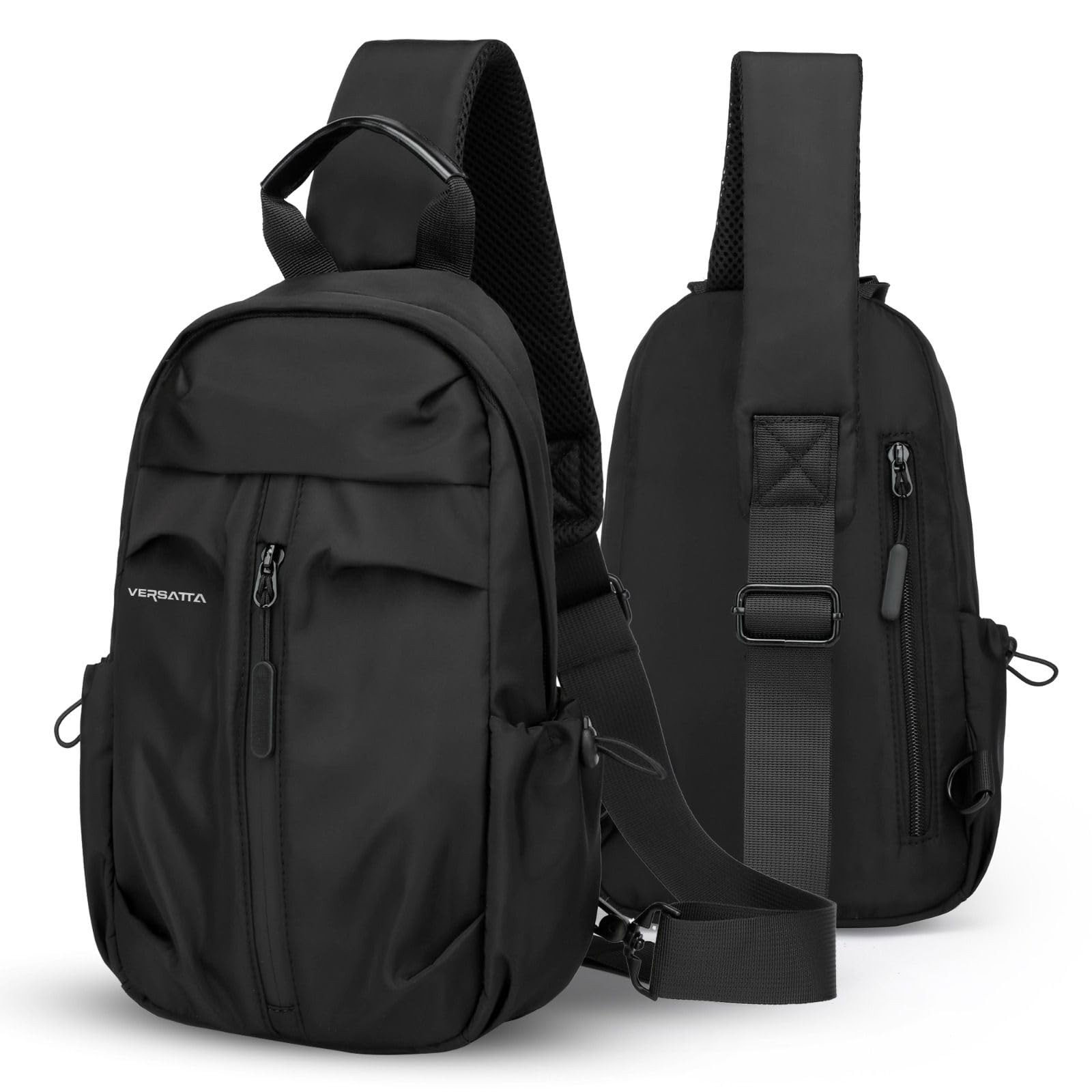 Small Sling Crossbody Backpack with RFID Pocket, Adjustable Shoulder Bag for ...
