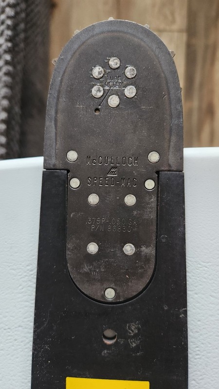 McCulloch Nos 35 1/2 Sprocket Tip Chainsaw Bar D176 P/N 91284 gallery