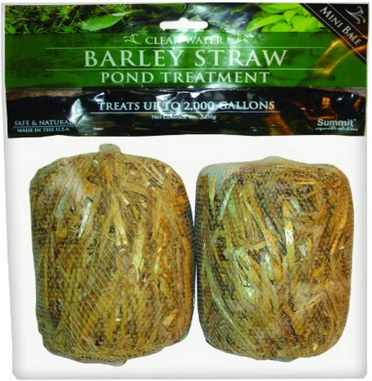 Summit 125 Clear Water Barley Straw Bales 2 x 2 Packs -Treats 2000 Gallons gallery