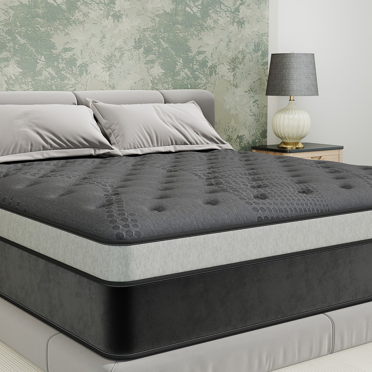 12" 14" Mattress In a Box Gel Memory Foam Hybrid Spring Twin Full Queen King Bed gallery