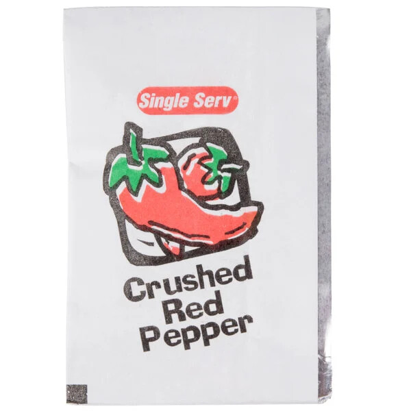 Crushed Red Pepper 1 Gram Portion Packet - 200/Case gallery