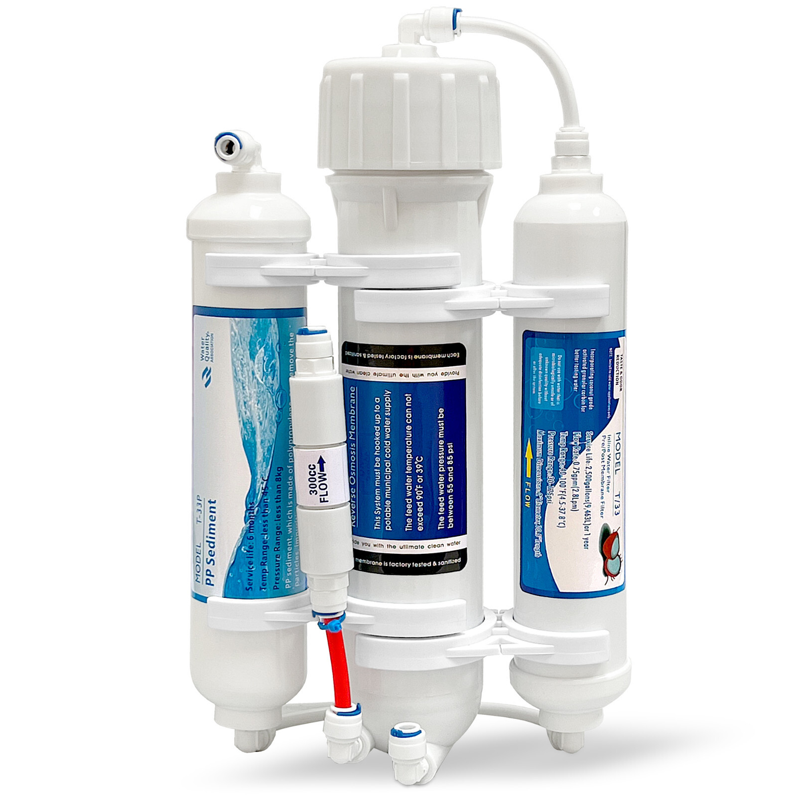 3 Stage Reverse Osmosis Countertop Portable Tank-Less Space Saver 50 GPD System gallery