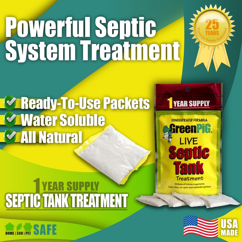 Septic Tank Treatment Packets – Septic-Safe Enzyme Treatment for Preventative Ma gallery