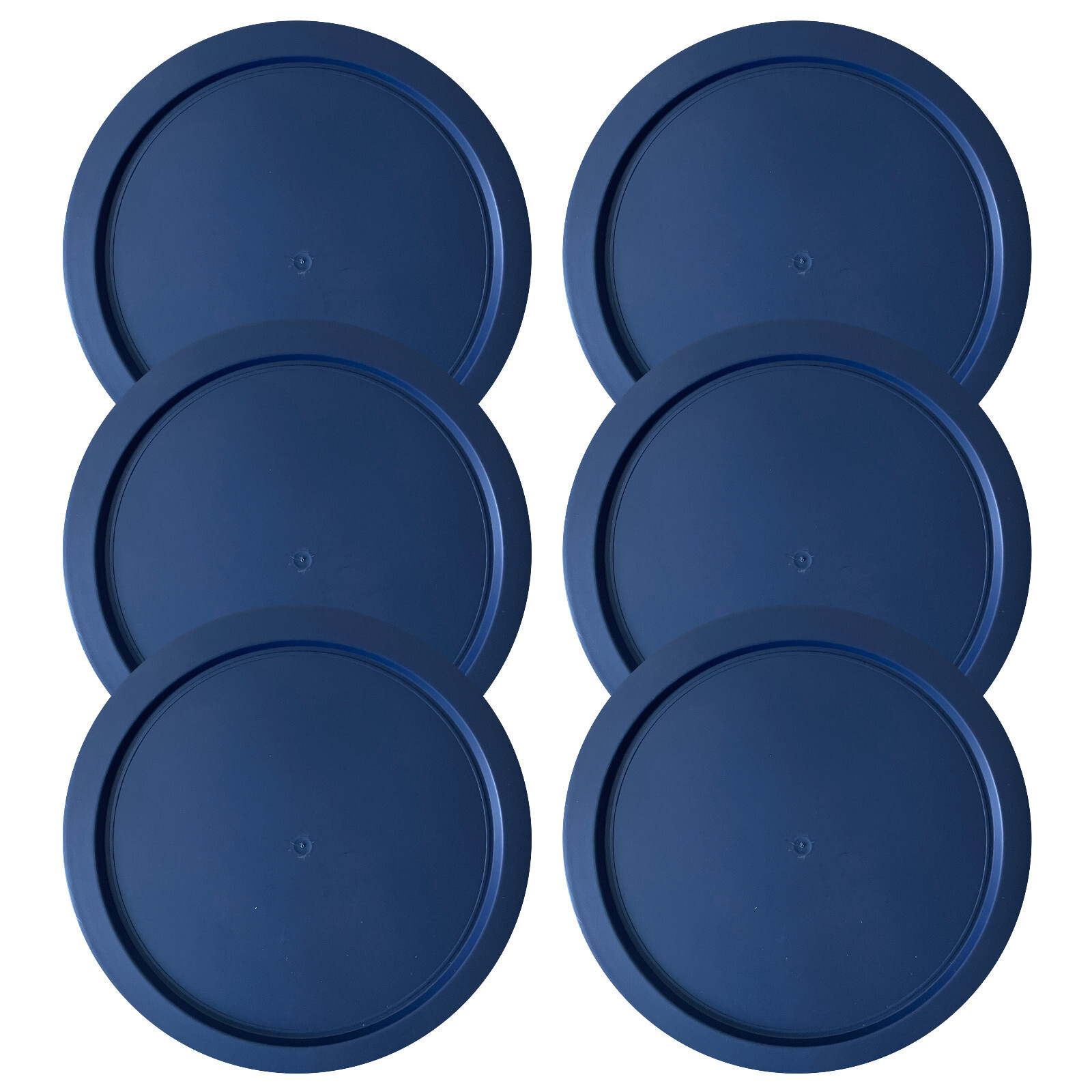 6 Replacement Lids Covers for Pyrex 2-Cup Glass Containers, 5-Inch 7200-PC NAVY gallery
