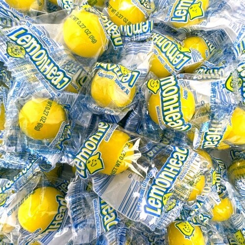 Lemon Candy Hard Candies Individually Wrapped Heads Bulk Natural Flavor 1lb 16oz gallery