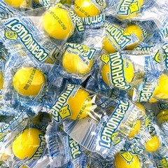 Lemon Candy Hard Candies Individually Wrapped Heads Bulk Natural Flavor 1lb 16oz