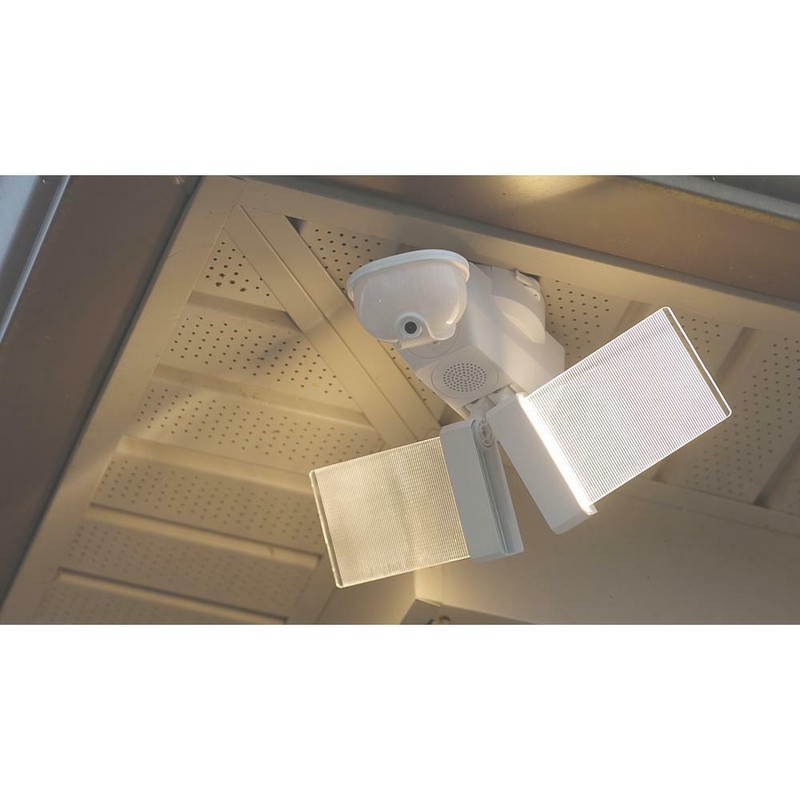 NEW SECUR360 Video Wi-Fi Connected White Wired EdgeLit Motion Activated gallery