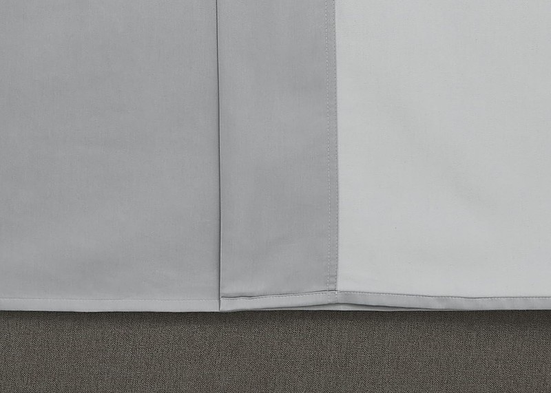 Linen Closet Queen Sheet Set – 4-Piece Cotton Blend, 1200 Queen, Light Gray gallery