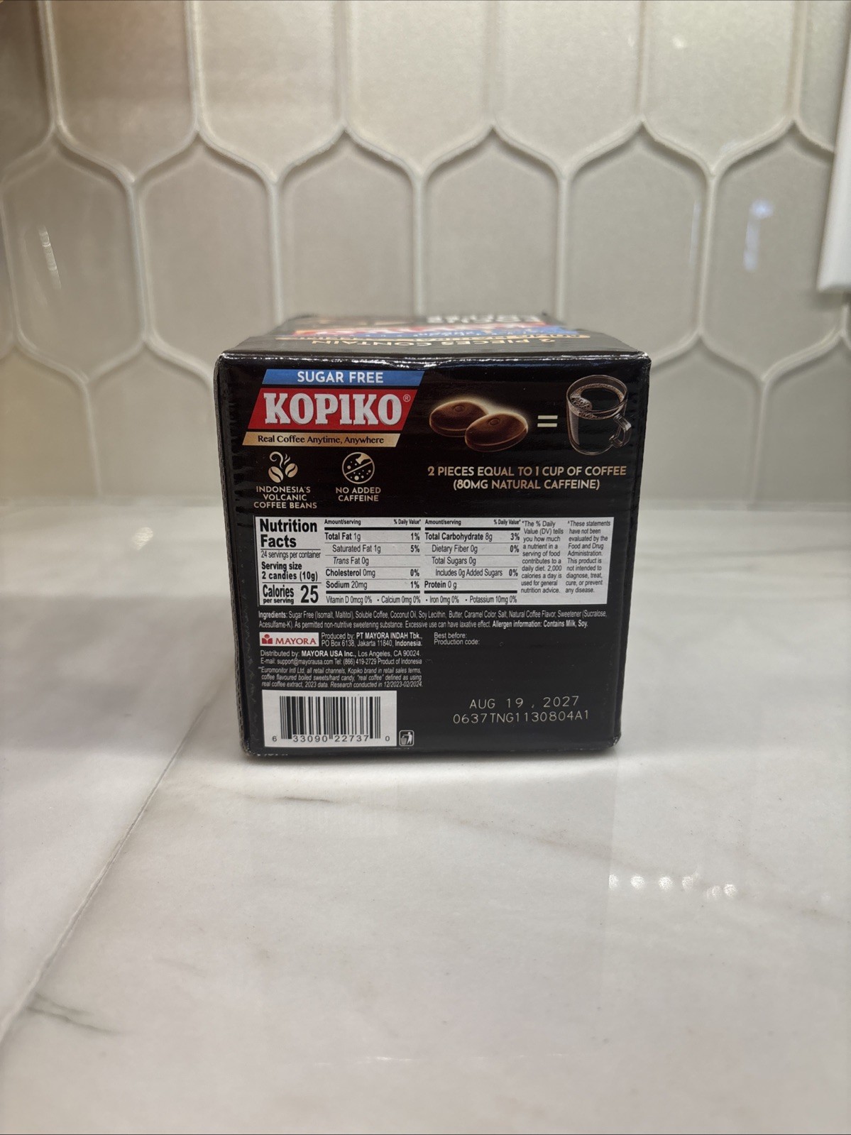 Coffee Candy - Highly Concentrated Coffee Candy, 12 pack box gallery