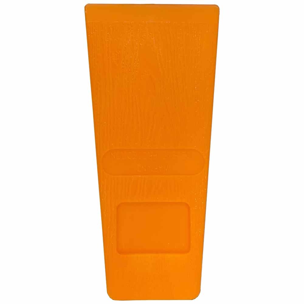 5.5" Tree Felling Wedge 4 Pack Logging, Bucking, Falling, Winter Wedge (Orange) gallery