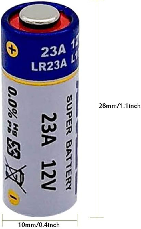 5 Count A23 A23G 12V Alkaline Battery For Remote Control Garage Doors Opener gallery