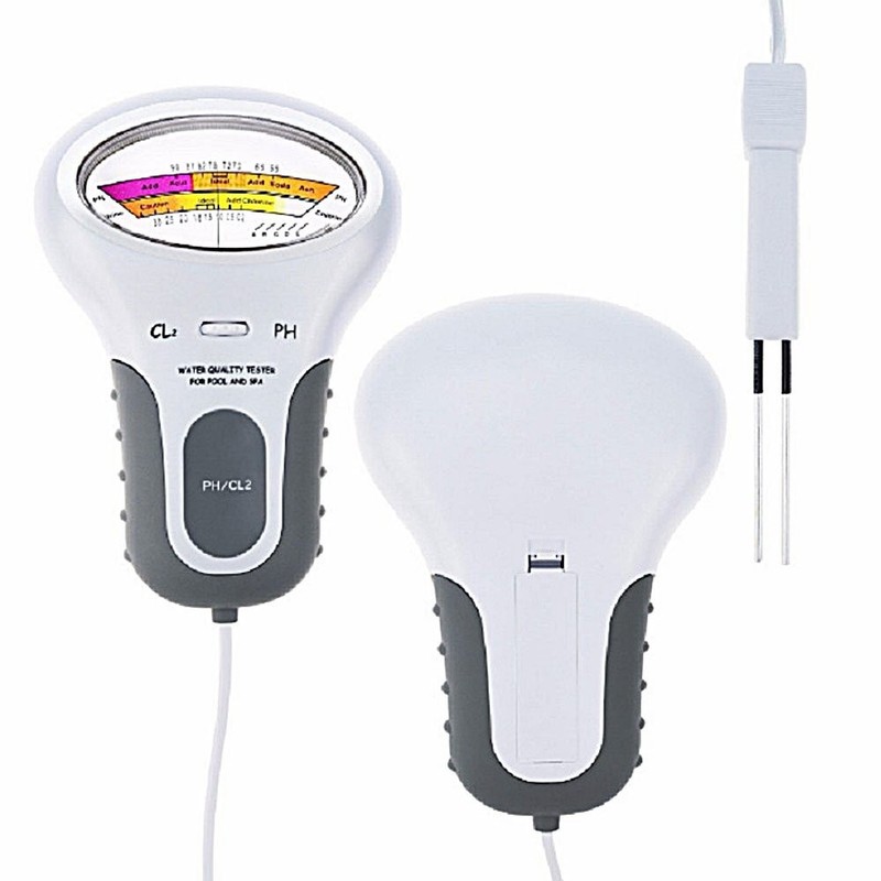 Swimming Pool Kit Meter Chlorine Digital PH Water Quality Tester Level MonitorOY gallery
