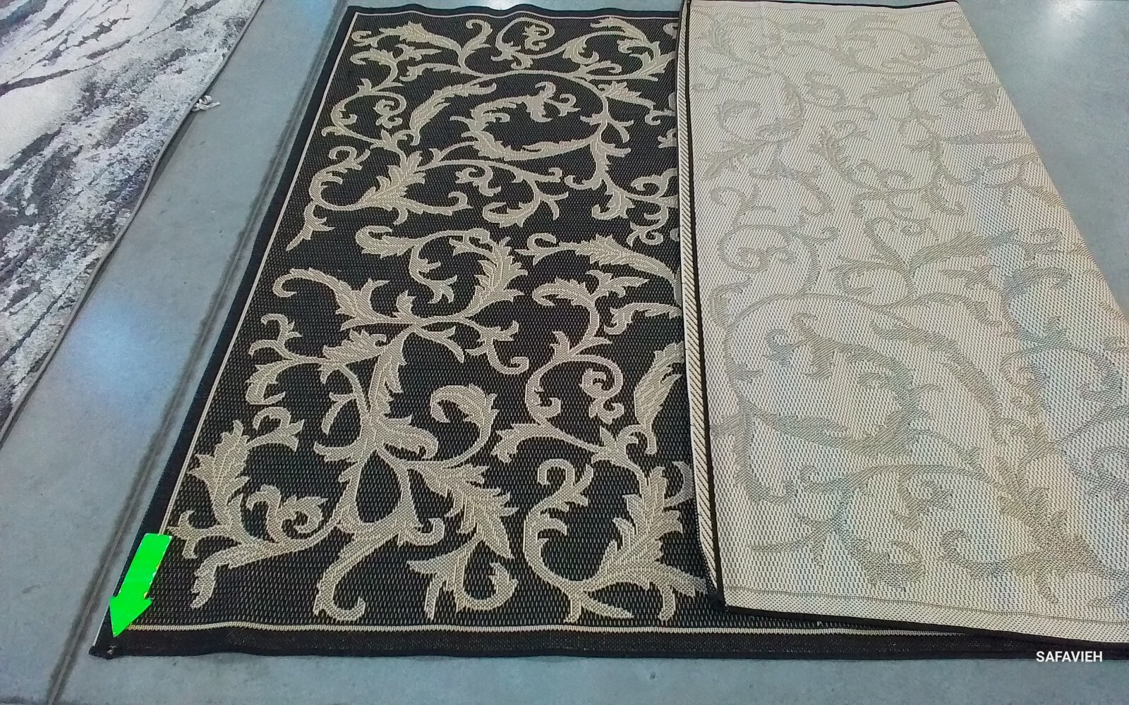 BLACK / SAND 6'-7" x 9'-6" Damaged Rug, Reduced Price 1172768438 CY2653-3908-6 gallery