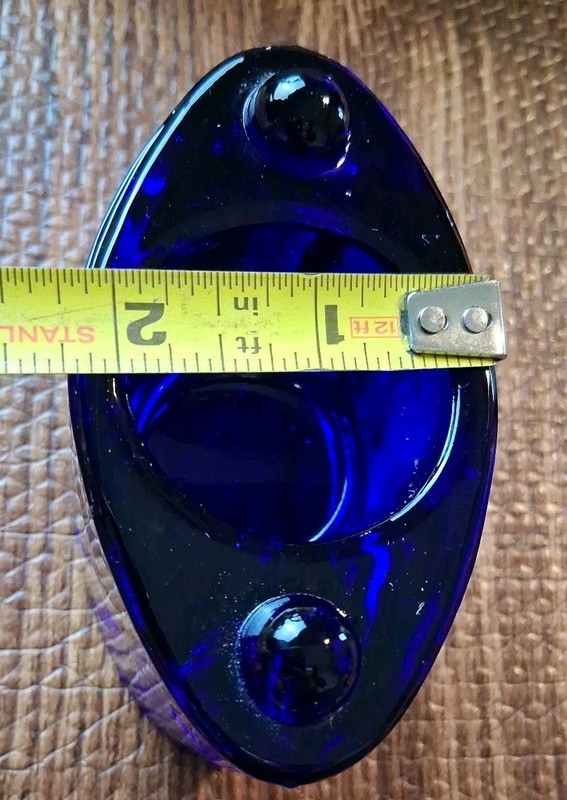 Cobalt Blue Glass Design Stackable Candle Holder gallery