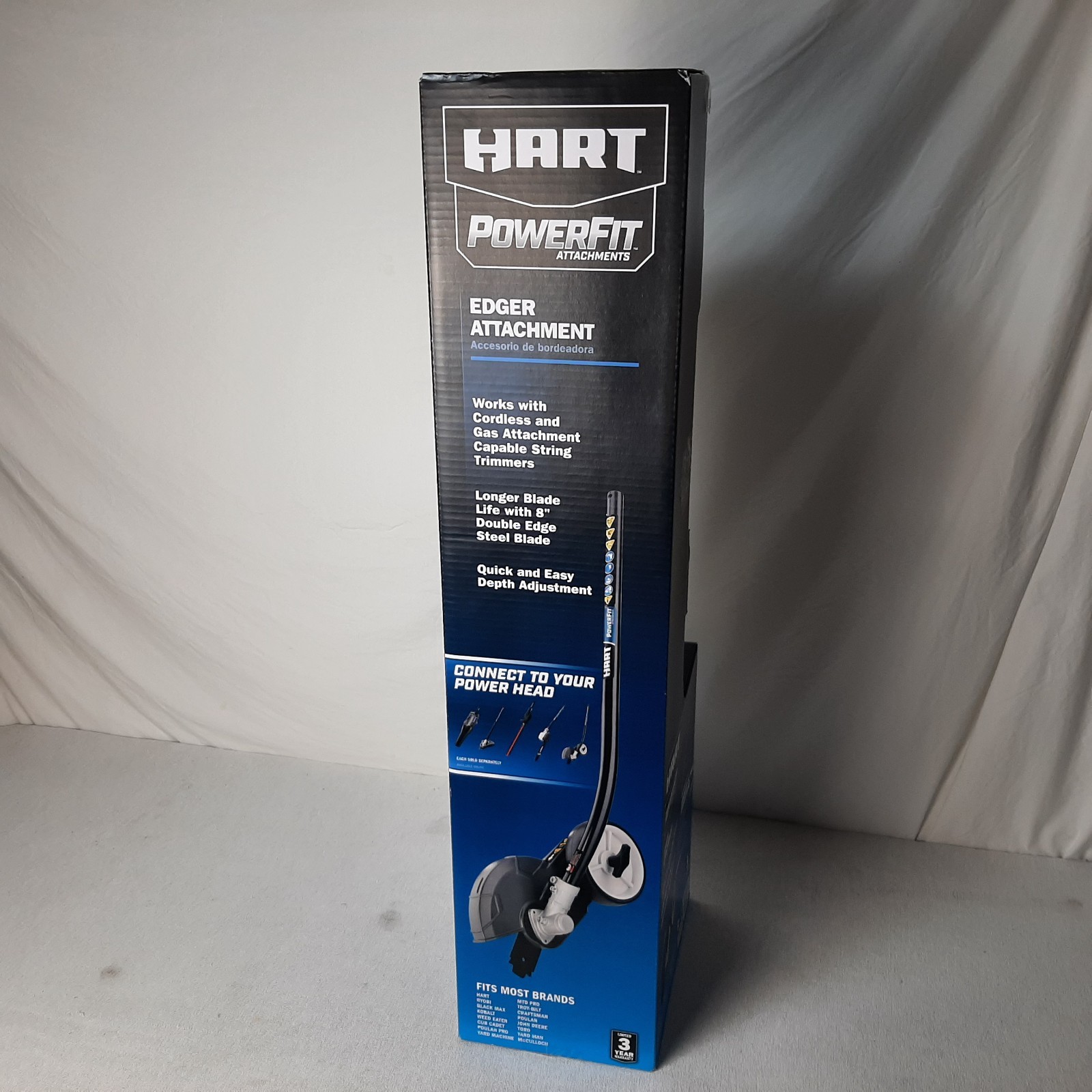 HART PowerFit Edger Attachment HTEDGVNM For Trimmers Universal Fit | NEW! gallery