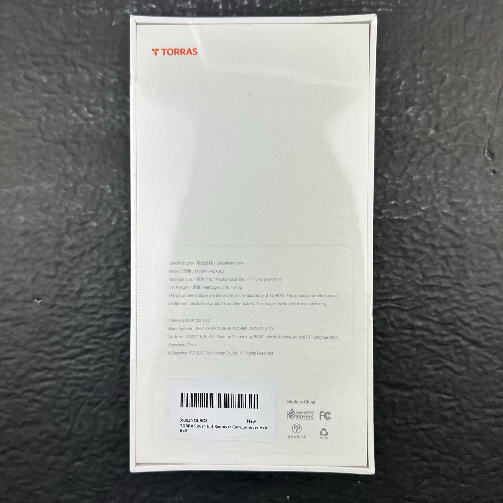 Torras Rechargeable Lint Remover New Sealed gallery