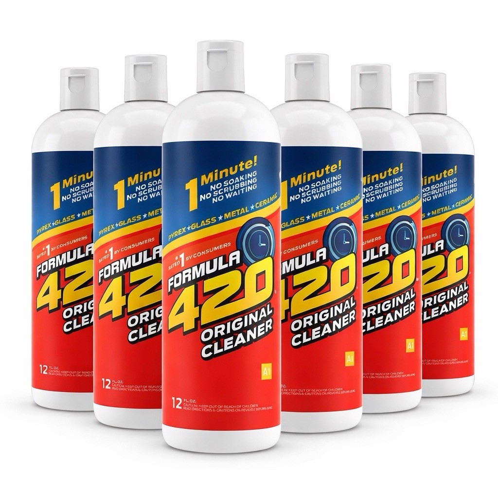 Formula 420 All Purpose Cleaner – 12oz Bottles (6-Pack) for Glass & Metal gallery