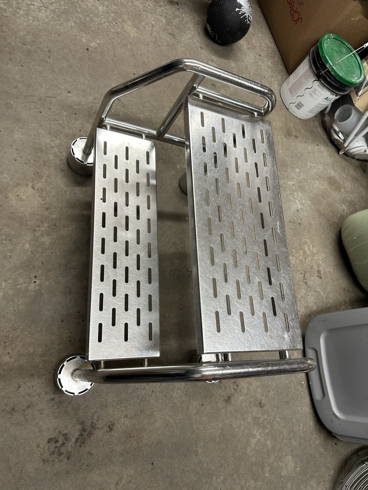 Palbam Class 2-STLD Stainless Steel Electropolished Cleanroom 2-Step Ladder gallery