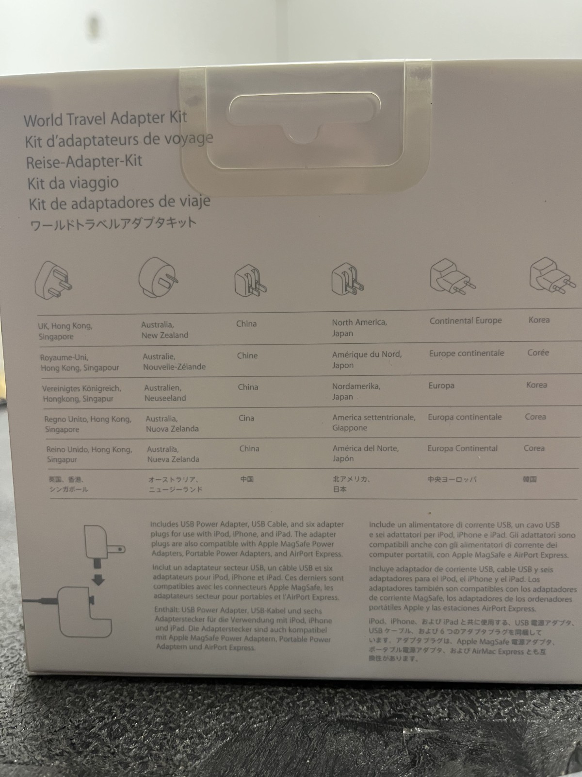 Apple MB974ZM/A Travel Kit gallery