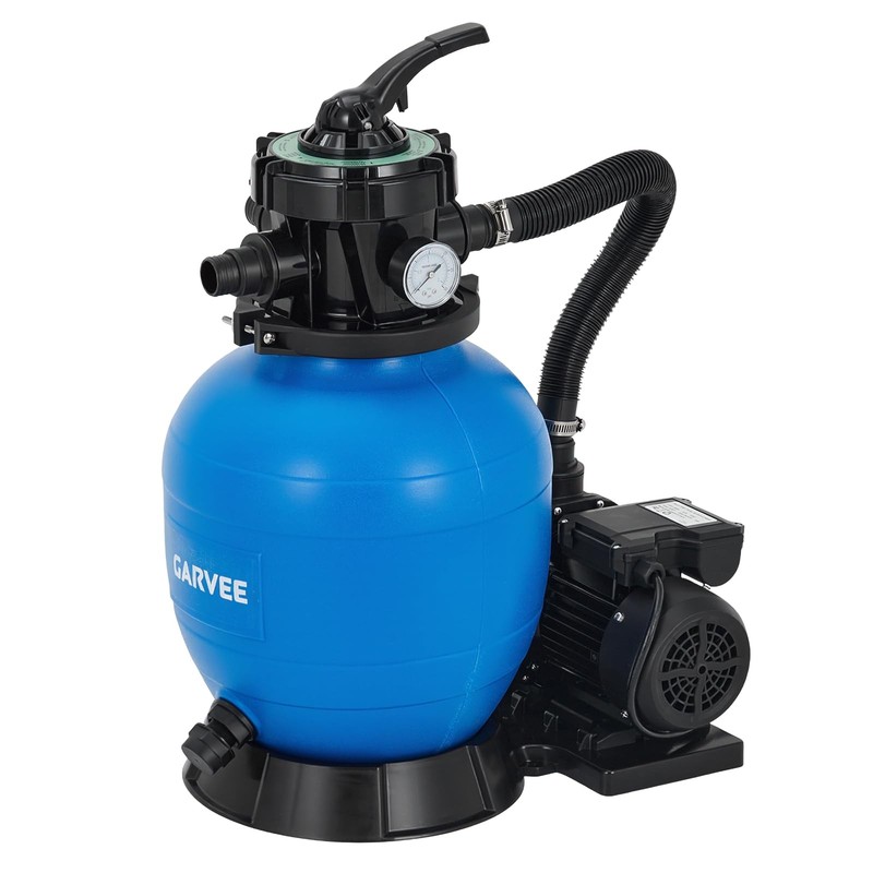 ✨Sand Filter Above Ground with 1HP 3/4HP 1/2HP Pool Pump 2642 3962 GPH 7Way Valv gallery