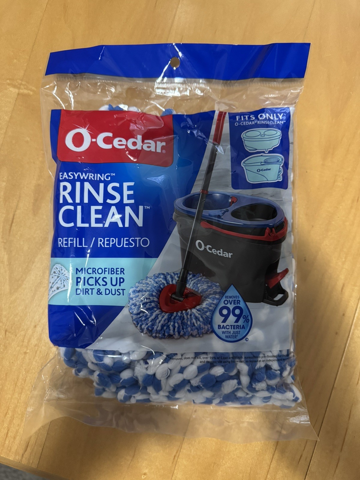 O-Cedar Easywring Rinse Clean Spin Mop Head Replacement -Fits RinseClean head gallery