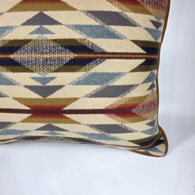 Pendleton Wyeth Trail Down Pillow Wool Cotton Blend 18"x18" gallery