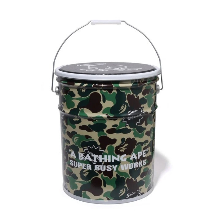 A BATHING APE【BAPE X SAINT MXXXXXX】CAN STOOL 1M23-192-901 gallery