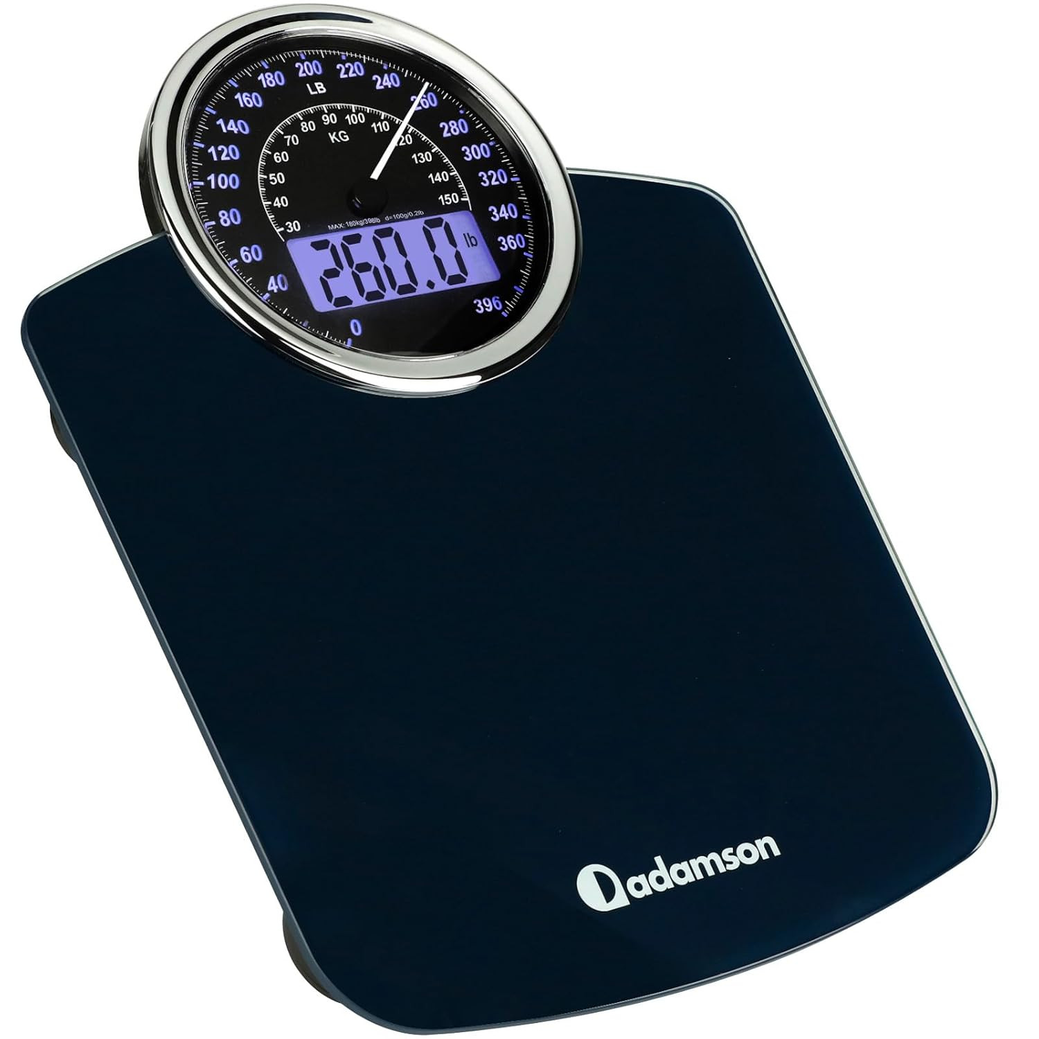 Hybrid 2-In-1 Analog & Digital Weighing Scale for Body Weight up to 400Lbs - Thi gallery