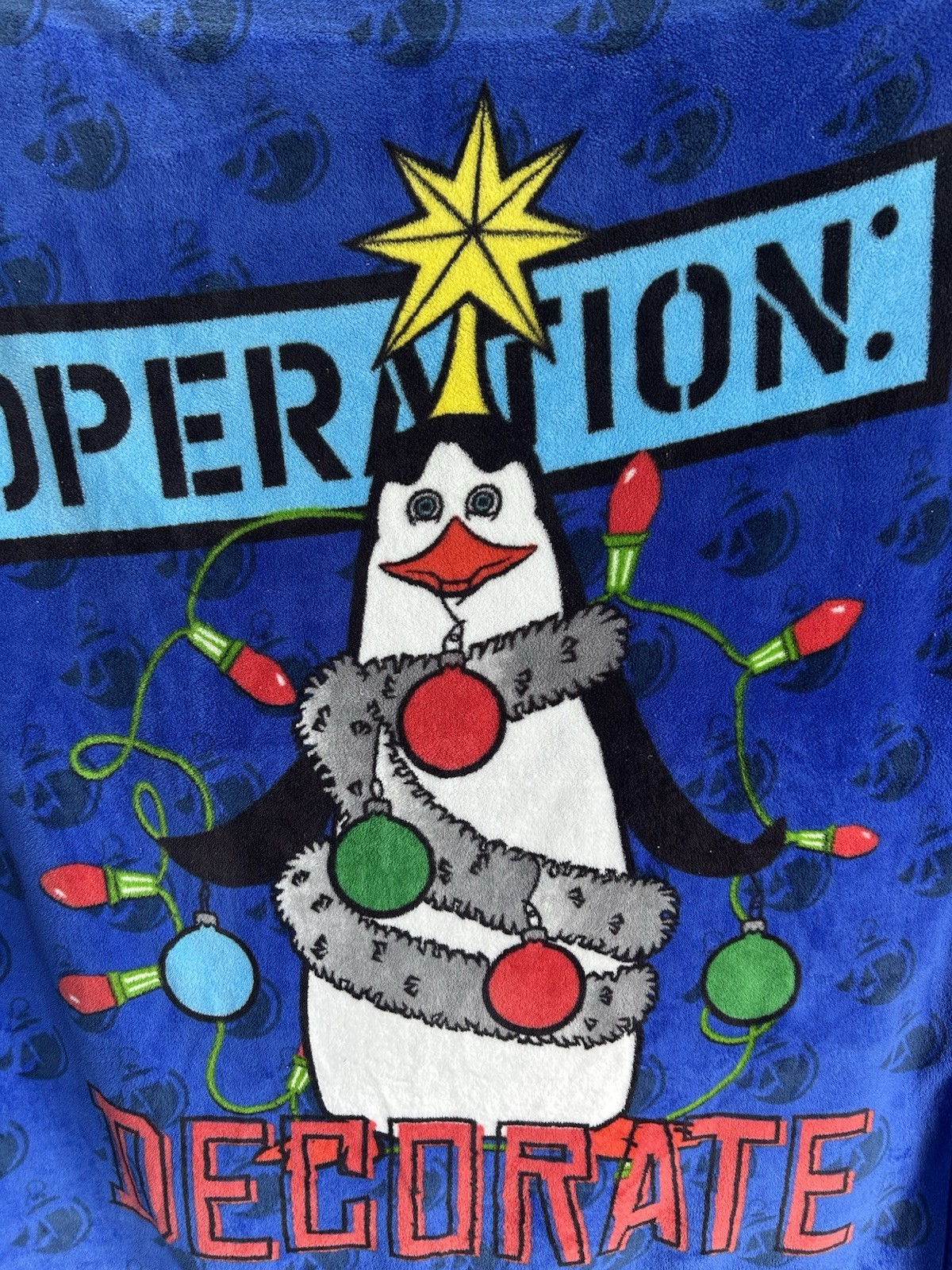 Madagascar Operation Decorate Christmas Soft Fleece Throw Blanket 50x40 “ gallery