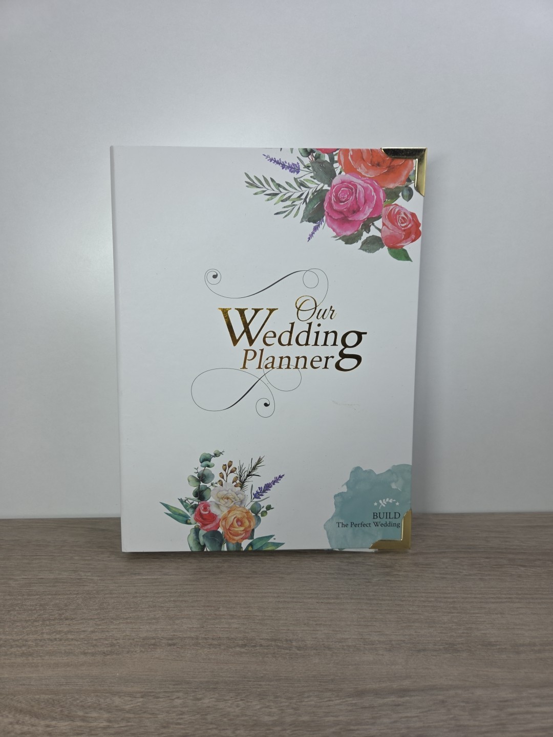 Wedding Planner NEW IN BOX Hardcover Spiral-Bound WHITE & FLOWERS gallery