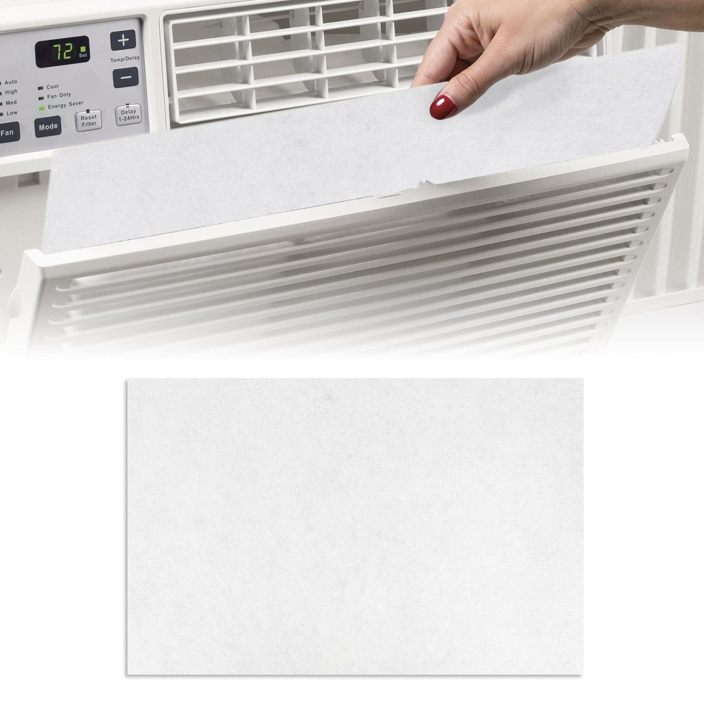 Room Air Conditioner Filter Replacement, 24" x 15" x 1/4" for Window Air Cond...