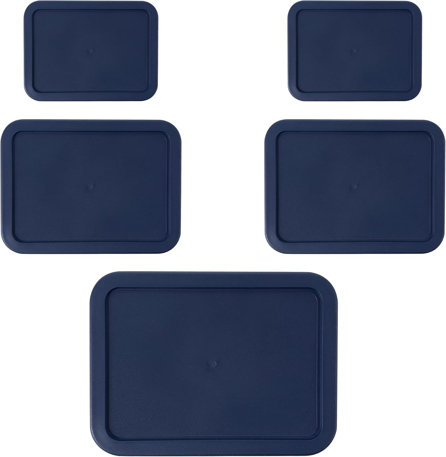 Replacement Rectangular Lids for Pyrex Glass Food Storage Containers 3 6 11 CUP gallery