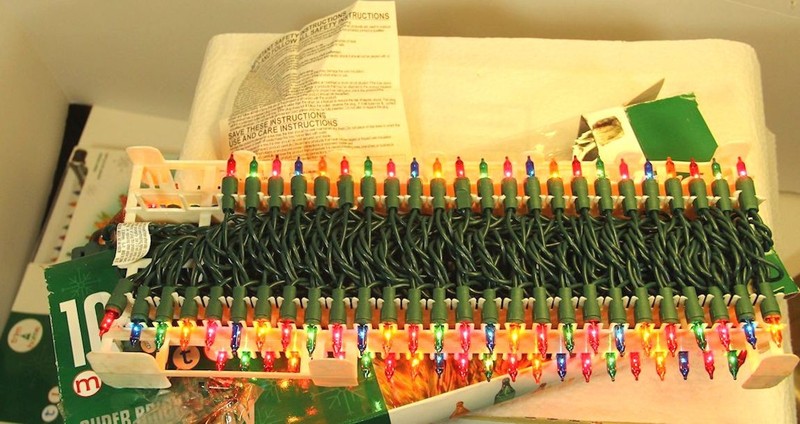 2 String Sets ~ Each 43 Ft w/ 100 Superbright Multi Christmas Lights TRIM-A-HOME gallery