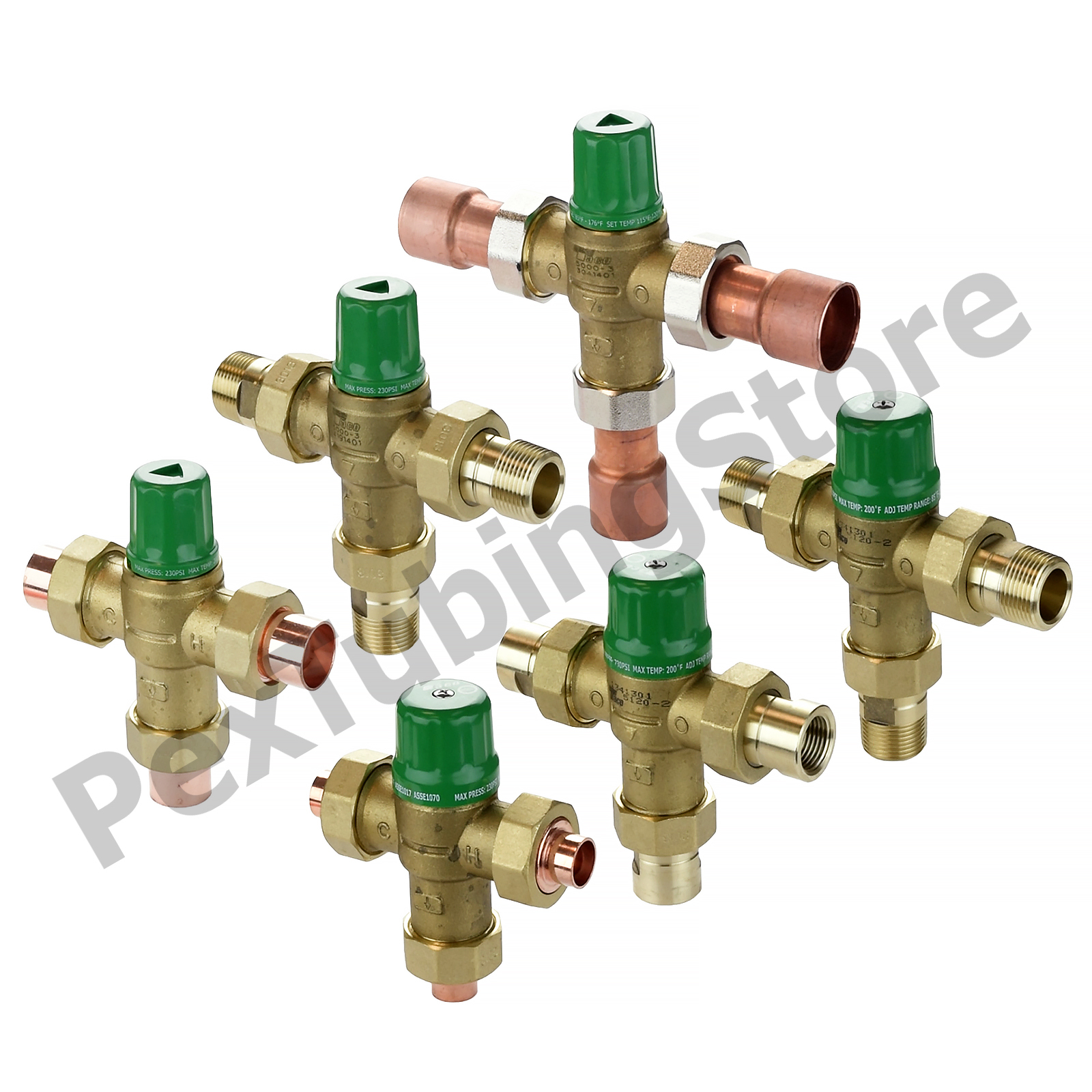 Taco 5000/5120 Thermostatic Mixing Valve 1/2", 3/4" or 1" in Sweat/NPT LEAD-FREE gallery