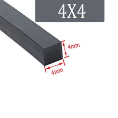 Widths And Thicknesses Solid Black Nitrile NBR Rubber Strip – Various Lengths