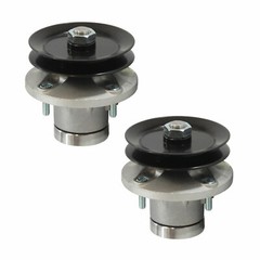 2PK Spindle Assembly w/Pulley for John Deere AM108925 38″ Deck
