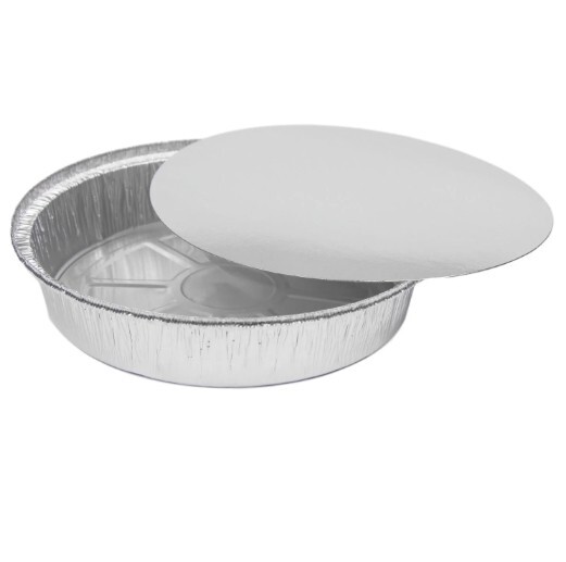 Aluminum Pans 7” Round Disposable Foil Pans With Lids gallery