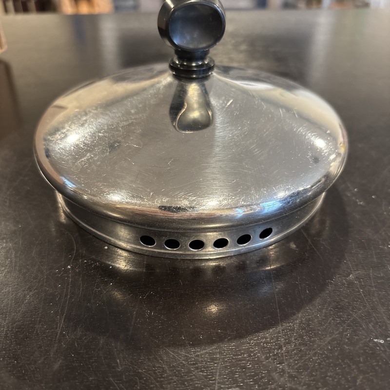 Farberware 5 3/8” Lid ONLY w Strainers Stainless Steel Replacement 1 Qt Saucepan gallery