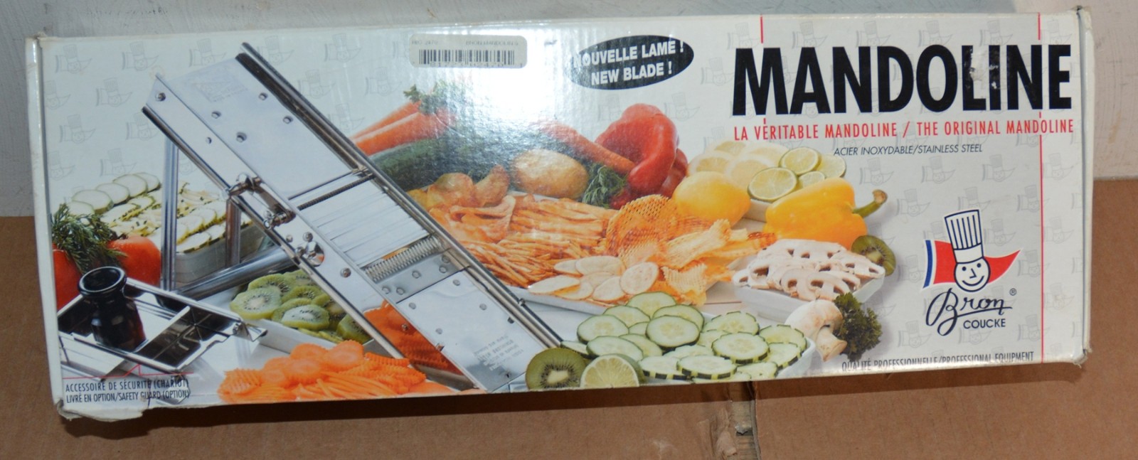 Bron Coucke Mandoline In Box Stainless Steel Manual Food Slicer for Vegetables gallery