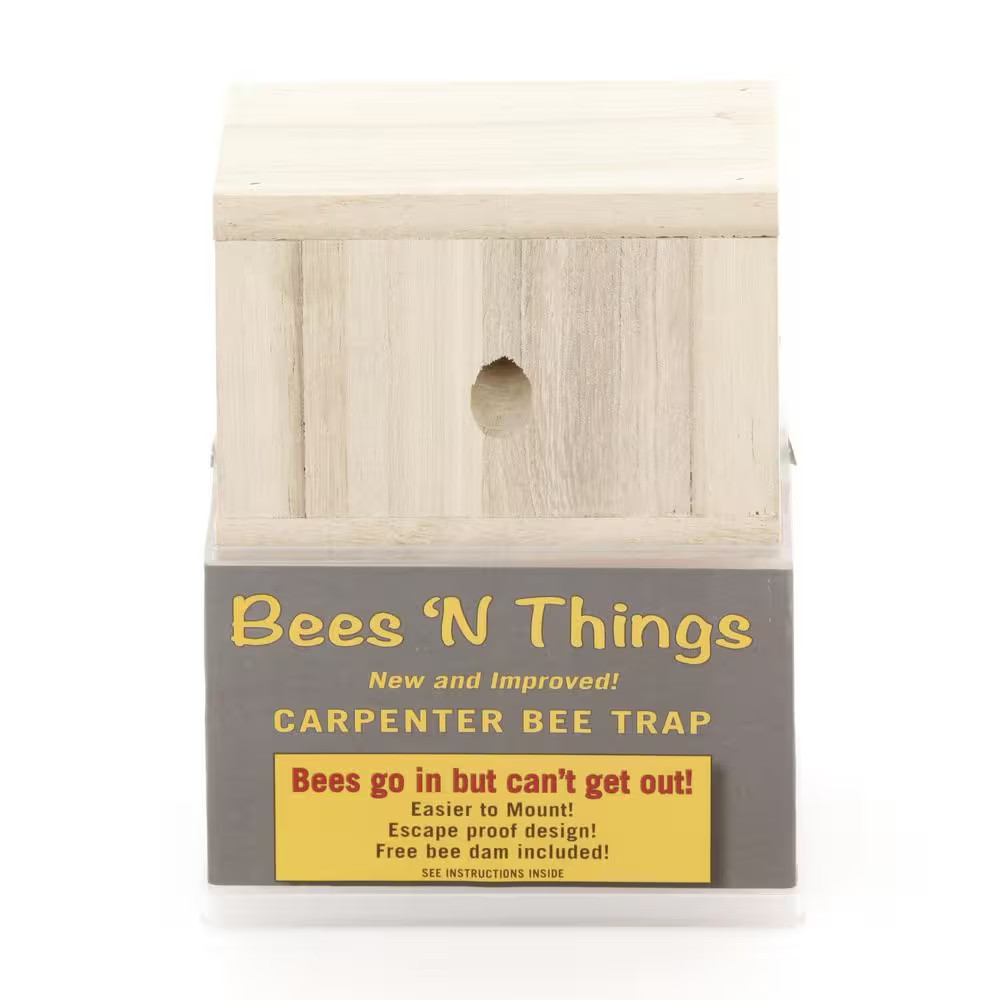Outdoor Carpenter Bee Hanging Insect Trap with 15 Ft. Coverage gallery