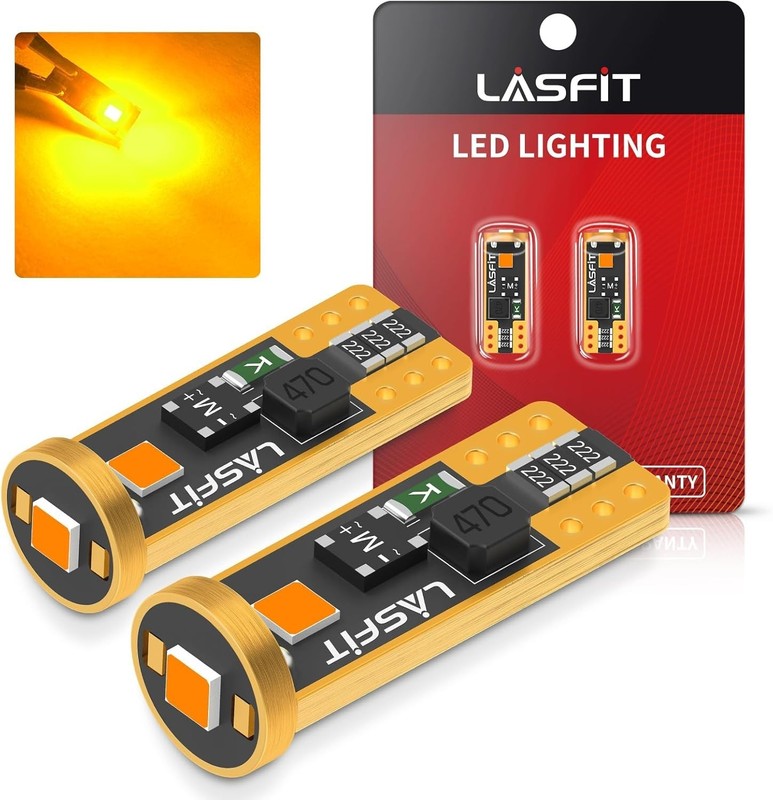 High-Performance 168 LED Bulbs - 400LM Non-Polar Amber for 12-24V Applications gallery