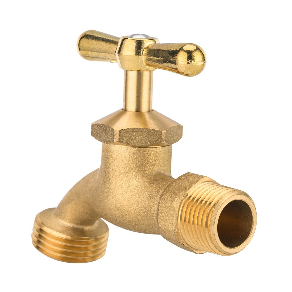 5 PCS EFIELD Outdoor Garden Hose Faucet /Valve 1/2" Male NPT×3/4" Male GHT gallery