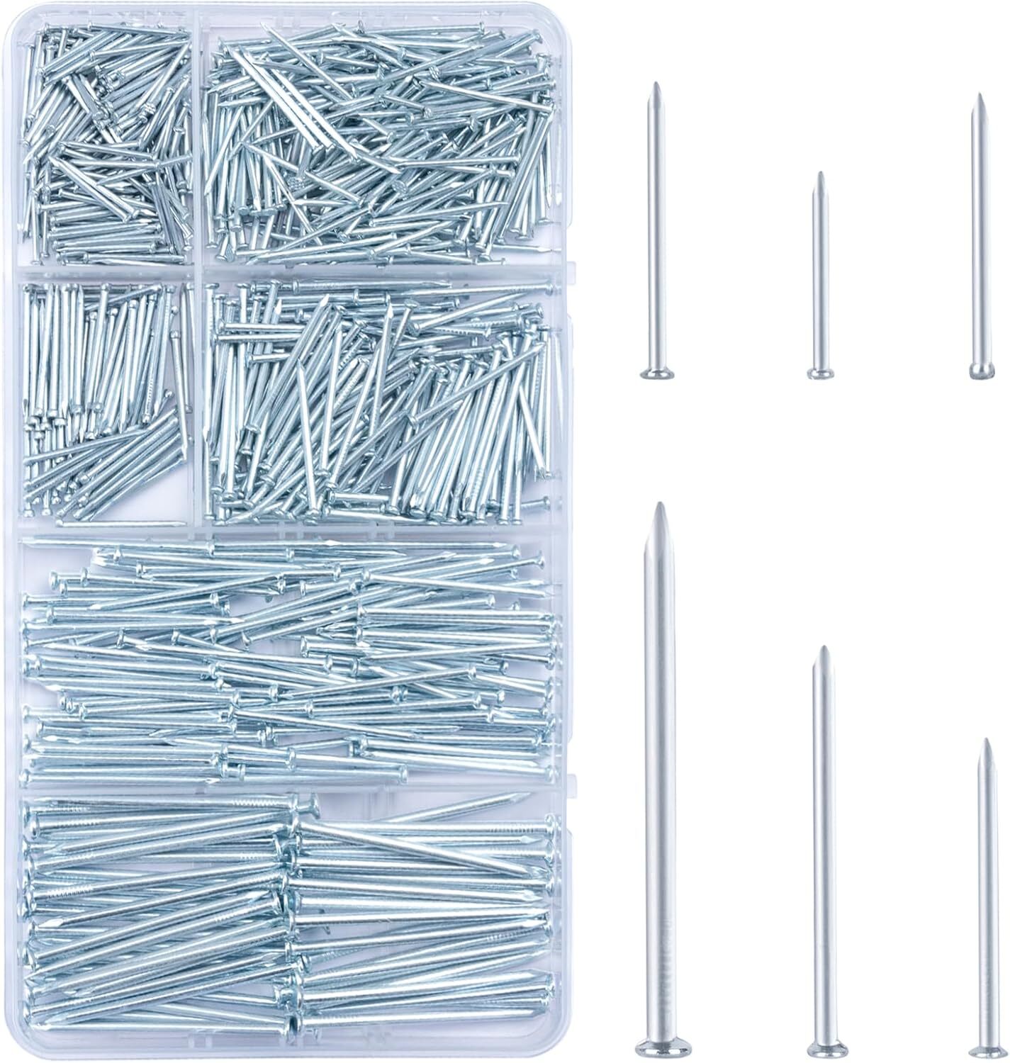 KURUI 700pcs Hardware Nails for Hanging Pictures Assorted Kit, Up to 2"-Long... gallery
