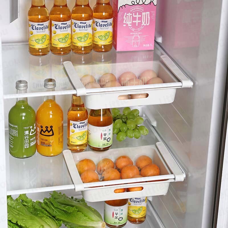 Shelf For Kitchen Organizer Refrigerator Food Egg Storage Box Rack Fridge Drawer gallery