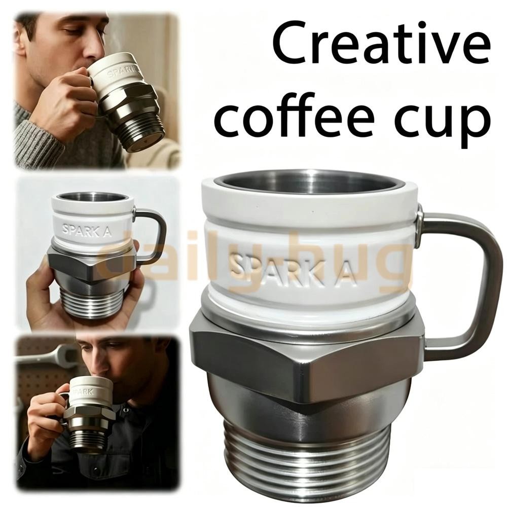 Spark Plug Coffee Mug Creative Engine Design Cup for Car Lovers gallery