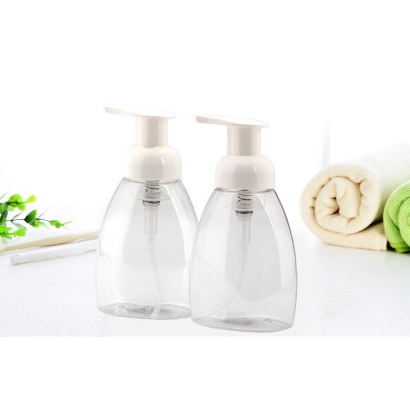 5PC Clear Gel Plastic Shower Foaming Bottle Soap Dispenser Liquid Pump Container gallery
