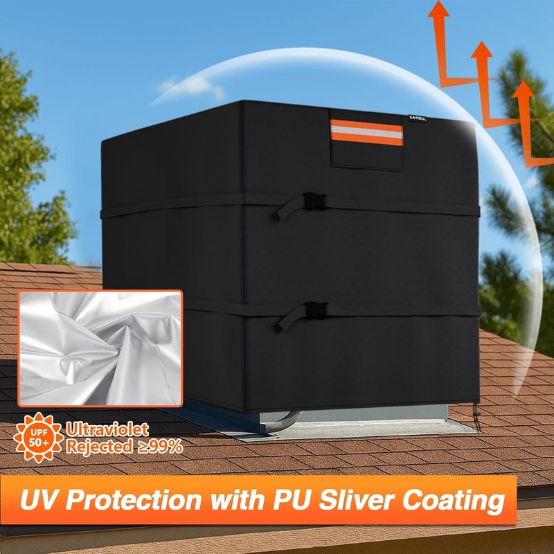 Down Draft Evaporative Cooler Cover for 34"W x 34"D x 36"H Heavy Duty 420D gallery