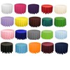 Premium Polyester Tablecloth Round 90" Retail & Wholesale +45 Colors available gallery