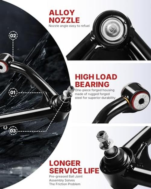 2-4" Front Upper Control Arms For 1999-2006 PU-1999-2006 Silverado Sierra 1500 gallery