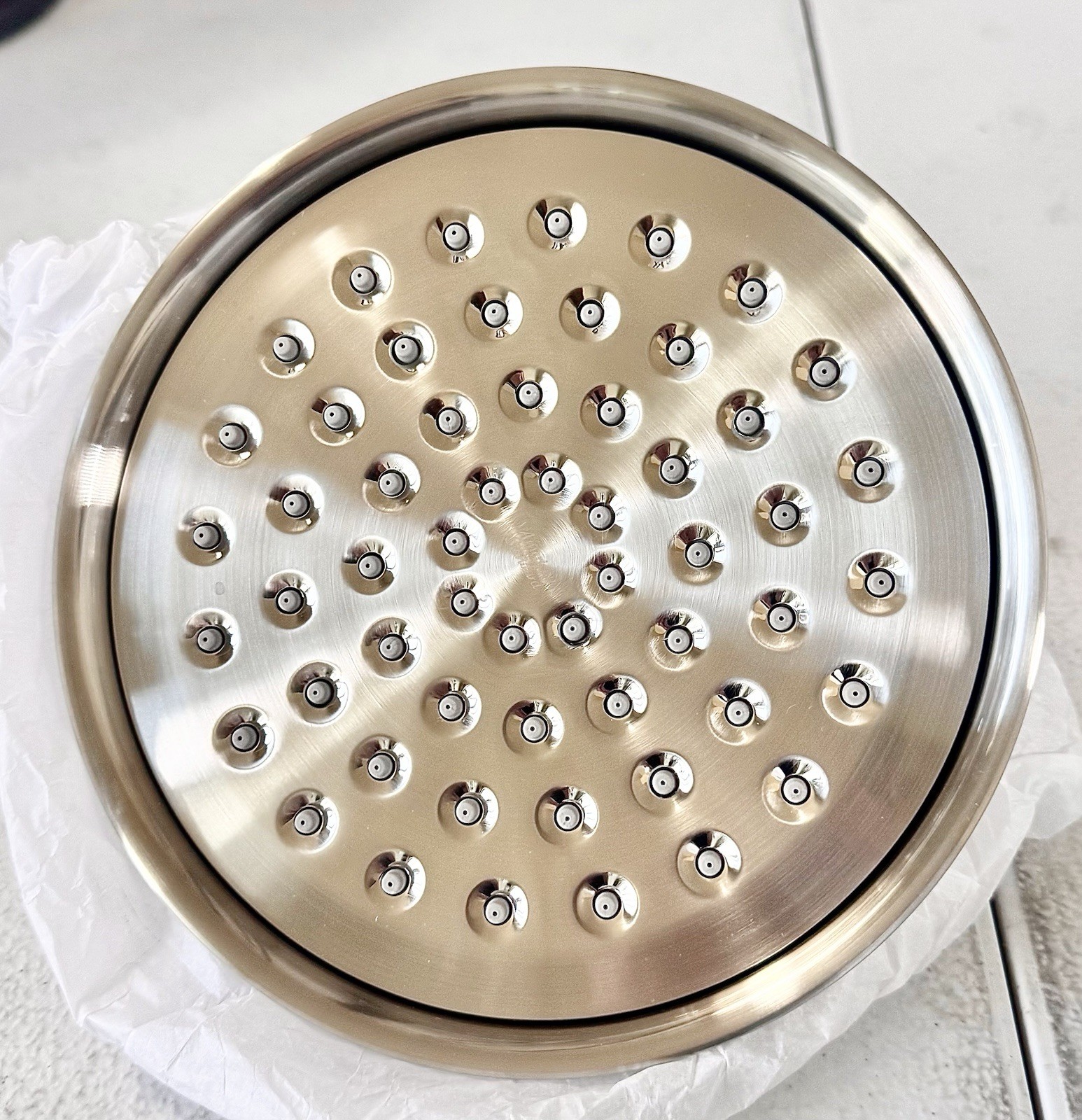 American Standard Rumson Shower Head Brushed Nickel ONLY NEW gallery